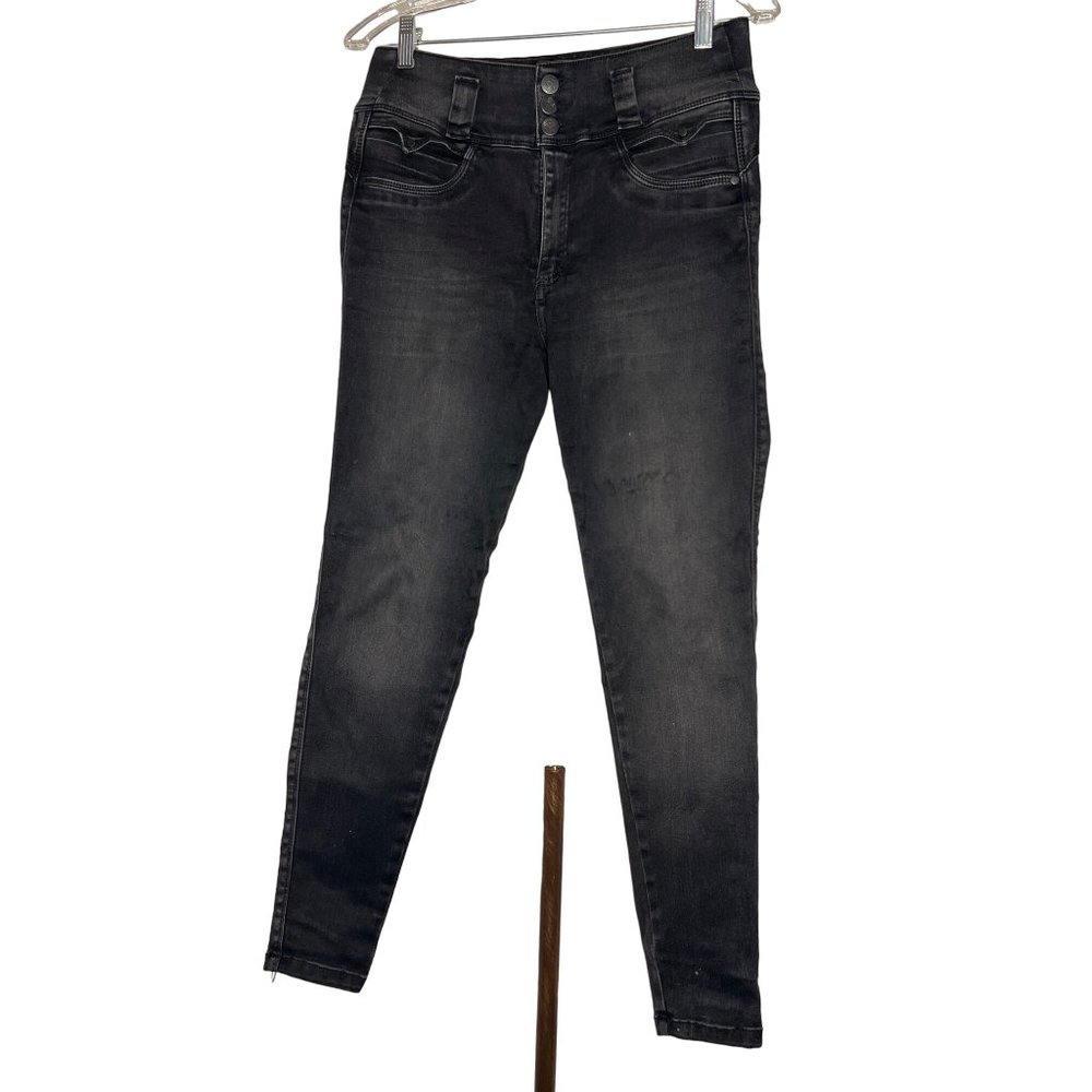 Tissin Jeans Sadie warmed Black stretch Size tall 4 skinny straight leg
